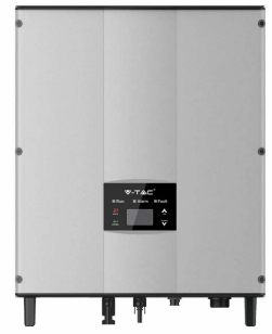 Мережевий однофазний сонячний інвертор V-TAC з РК-дисплеєм, 5 кВт (арт. 11370)